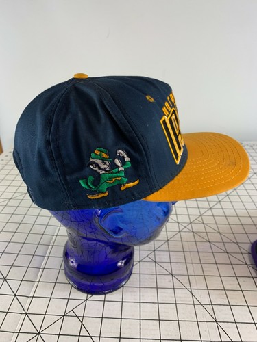 Vintage 90s Grunge Notre Dame College University Script Snapback Hat Cap Starter - 第 3/6 張圖片