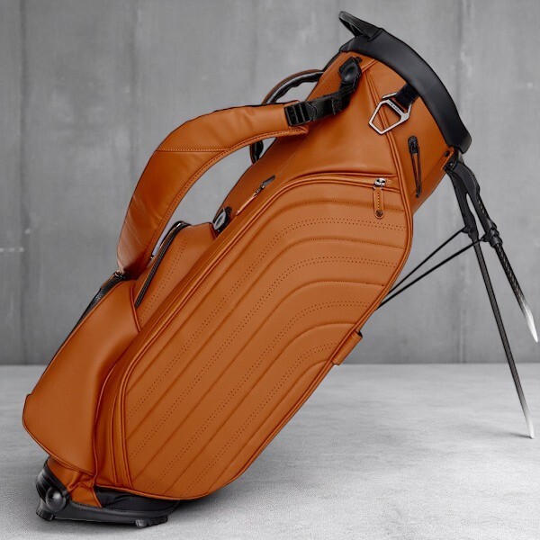 G/FORE x VESSEL Transporter Tour Carry Stand Golf Bag Camel 9.0 46