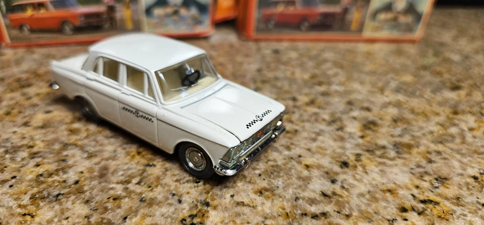 1977 Moskvich 408 Taxi Novoexport A1, USSR CCCP 1:43 Box,MEGA RARE! Barn Find!  - Image 3 of 4