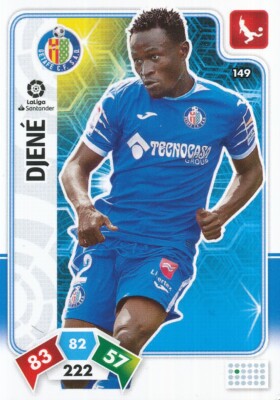 149 DJENE DAKOMAN ? TOGO GETAFE CF CARD ADRENALYN LIGA 2020 PANINI
