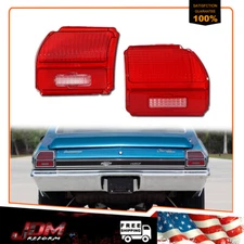For 1969 Chevy Chevelle Malibu OE-Style Red Tail Light Tailight Lamp Lenses 2PCS