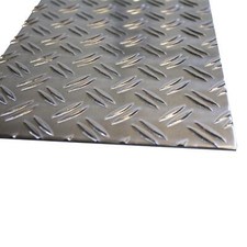(64,00€/m²) 1,5/2,0 mm Aluminium Tränenblech Duett Riffelblech bis 1000x1000 mm