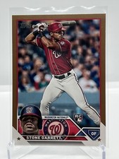 2023 Topps Series 2 Stone Garrett Gold Parallel #/2023 RC Rookie Card Nationals