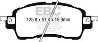Ebc Brakes UD1852 Ultimax BremsbeläGe FüR 16-20 Ia Yaris Yaris Ia