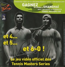 Vintage 2002 Tennis Masters Original French Video Game Print Ad 22x30cm FHM 39