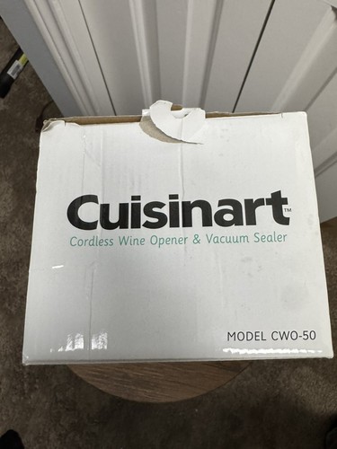 Cuisinart Cordless Wine Opener & Vacuum Sealer - Model CWO-50 Open Box - Afbeelding 3 van 3