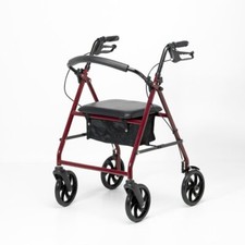 Days Four Wheel Mobility Walker Heavy Duty Rollator - 25 stone weight limit