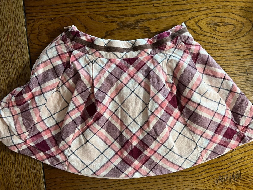 Janie and Jack The Traveler Plaid Skirt EUC Girls Lined Pleated Size 4 - Image 3 of 3