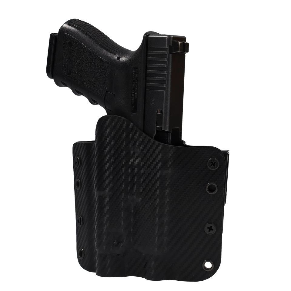 OWB Kydex Holster for Handguns with a Streamlight TLR-7/7A - BLACK CARBON FIBER - Image 2 of 4