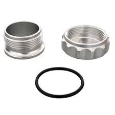 1.5" Oil Fuel Water Tank Weld On Filler Neck And Cap Aluminum Polish Universal