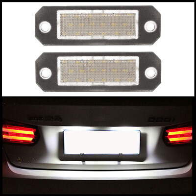 2x 18 LED für VW Caddy III IV 2K SA Golf Plus 5M Jetta 1K Kennzeichenbeleuchtung