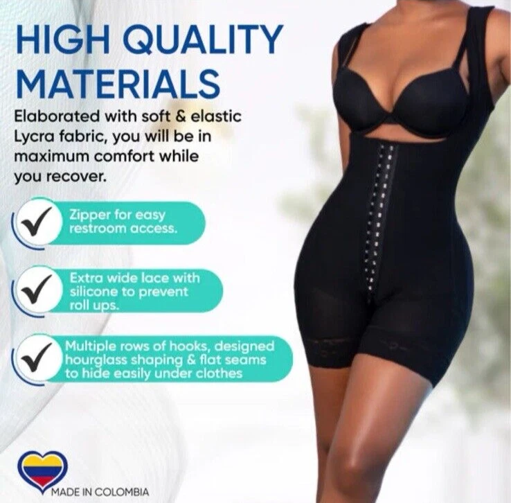 LIPO EXPRESS Mujer 4XL FAJA MODELADOR Remodelación Instantánea Figura Negra Postoperatoria Foto 3 de 4