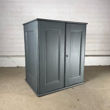 Antique Pine and Hardwood 10 Drawer Collectors Cabinet