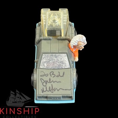 DeLorean John DeLorean signed 1:43 Back to the Future Toy Car JSA LOA Doc Rare Z2525