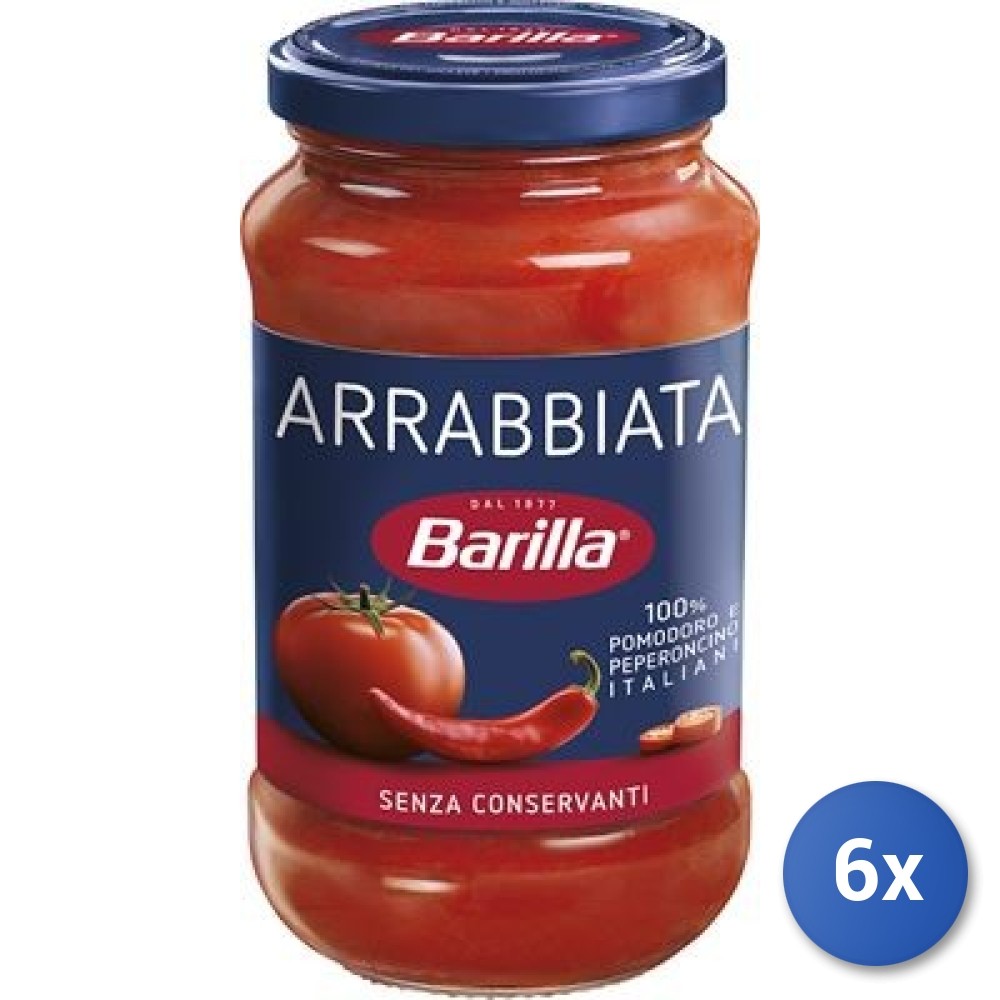 6X Multipack Barilla Arrabbiata Sauce 400G