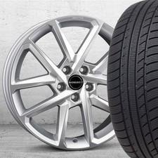 19" Winterräder für Skoda Elroq  50 60 E Borbet N Silber 235/55 R19 Winterreifen
