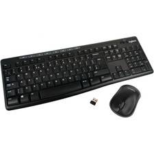 Logitech Mk270 Wireless Mouse and Keyboard Kit English UK Layout Combo Set