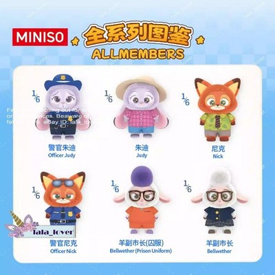 Toptoy Zootopia Nick & Judy's Growth Journey Series Vinyl Plush