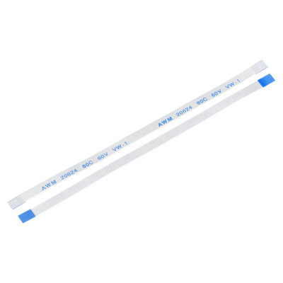 FFC FPC Flat Flexible Cable 6 Pin 0.5mm 100mm (A Type) for LCD Laptop 10pcs