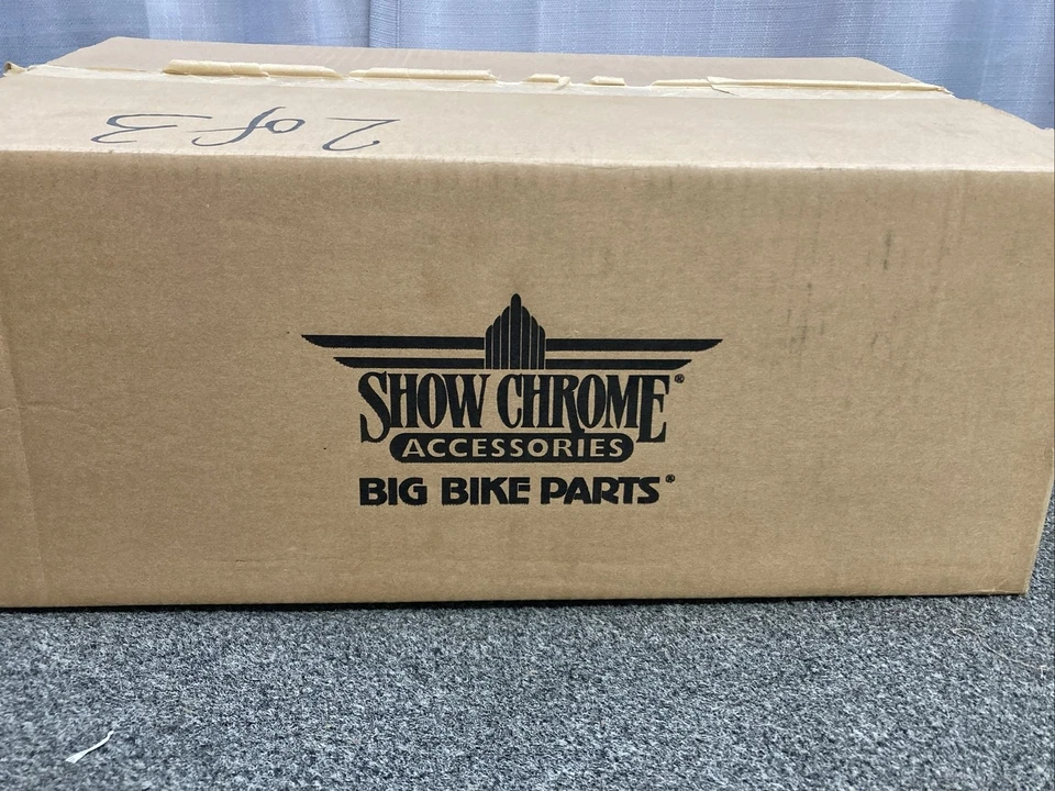 НОВЫЙ ХРОМИРОВАННЫЙ КОМПЛЕКТ СПИНКИ ВОДИТЕЛЯ SHOW 52-637 HONDA GOLDWING GL1800 2001-17 - Изображение 3 из 4