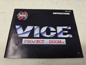 Vice: Project Doom Nintendo NES Complete Tested & Working