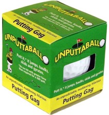 Unputtable Golf Ball  Moving Wiggling Wobble  Gag Prank Trick Joke