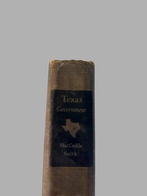 Vintage Texas Government Book 1949. Faded Markle Smith Super Rare First Edition!