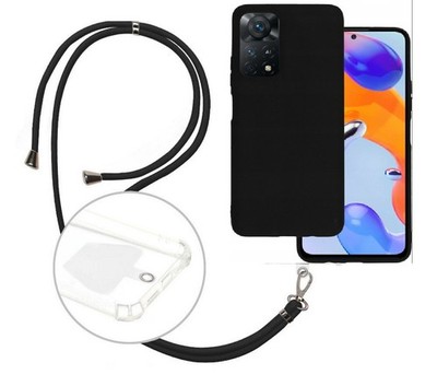 Handy Schutz Hülle Tasche MIT BAND Für Xiaomi Redmi Note 11 Pro - MATT TPU Case