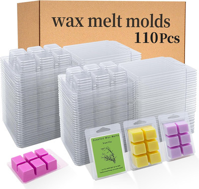 Thickened Wax Melt Molds Containers Clamshells Packaging for Wax Melts,Wax Tart 
