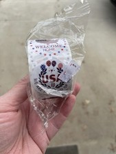 500 Pcs American Flag Sticker Roll Flag Welcome Home Troops Stickers Round 2 Ct