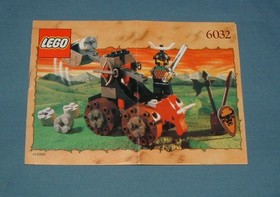 CASTLE, KNIGHTS KINGDOM CATAPULT CRUSHER SET 6032 - LEGO - 2000 - USED