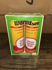 Vintage Wilson Tennis Balls Twin Pack Sealed New Old Stock