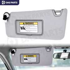 For 2008-2017 Honda Accord Gray Left Driver Side Sun Visor With Light Mirror For 2008-2017 Honda Accord Gray Left Driver Side Sun Visor With Light Mirror