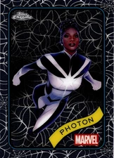 2025 Topps Chrome Marvel Photon Spider Web Refractor #/399