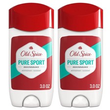 Old Spice Antiperspirant Deodorant For Men, High 3 Ounce Pack of 2 , RED