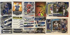 Lot of 35 Buffalo Bills NFL Cards Prizm Josh Allen/Stefon Diggs/James Cook RC