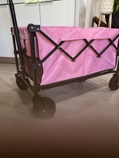 Mac Sports Collapsible Folding Outdoor Utility Wagon - Pink Mac Sports Collapsible Folding Outdoor Utility Wagon - Pink
