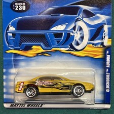 Hot Wheels 2001 Collector #230 Oldsmobile Aurora Yellow Black Red 1 WSPs 53759.