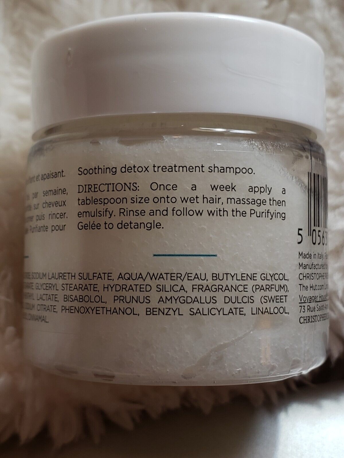 Christophe Robin, Cleansing Purifying Scrub with Sea Salt, 1.3 Fl Oz. Sealed