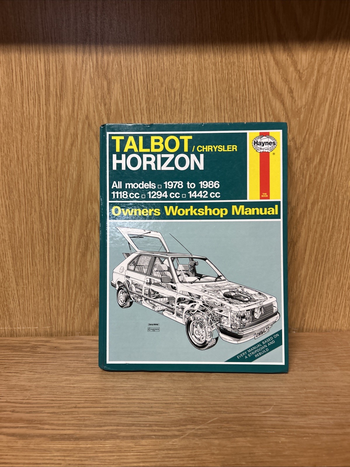 Talbot/Chrysler Horizon  1978-1986. Haynes Owners Workshop Manual. (28A)