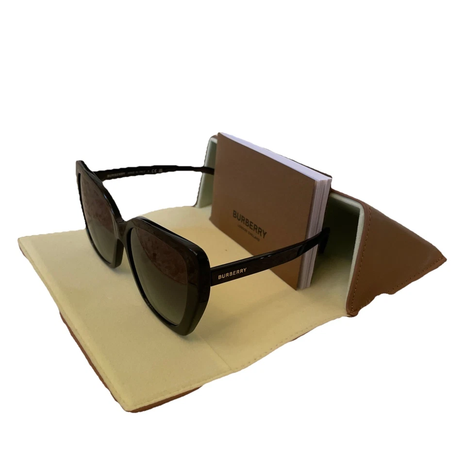 Authentic Burberry Tasmin Black Sunglasses Italy BE4366 55-16-140 - Image 3 of 4