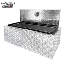 Caja de herramientas de aluminio para camión 36"x16"x14" caja de herramientas debajo de la carrocería de alta resistencia camioneta RV
