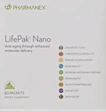 Nu Skin NuSkin Pharmanex LifePak Nano 60 Packs Expiry date 04/2026