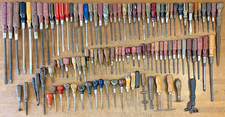 Vintage Lot of (105+) Wood Handle Screwdrivers - Flat Head, Phillips, Awls