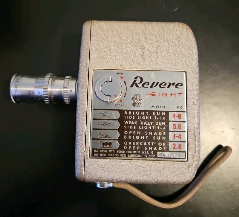 Revere Eight Model 80 Vintage  Movie  Camera