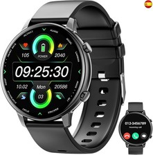 Hwagol Reloj Inteligente Mujer Hombre, 1.39" HD Smartwatch Mujer con Bluetooth