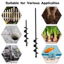 Drill Auger Bit Electric Drill Garden Planting Hole Digging Post Umbrella Tool
