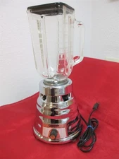 VINTAGE 1950's OSTERIZER DELUXE BEEHIVE CHROME MIXER MODEL 432 TESTED JOHN OSTER