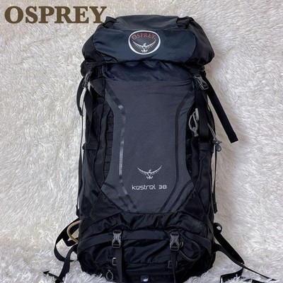 Osprey Kestrel 38L Wanderrucksack M/L Schwarz Top Zustand