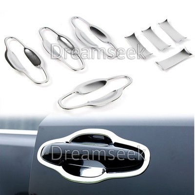 For 2014 2015 Toyota Highlander Kluger Chrome Door Handle Bowl Cup Cover Trim